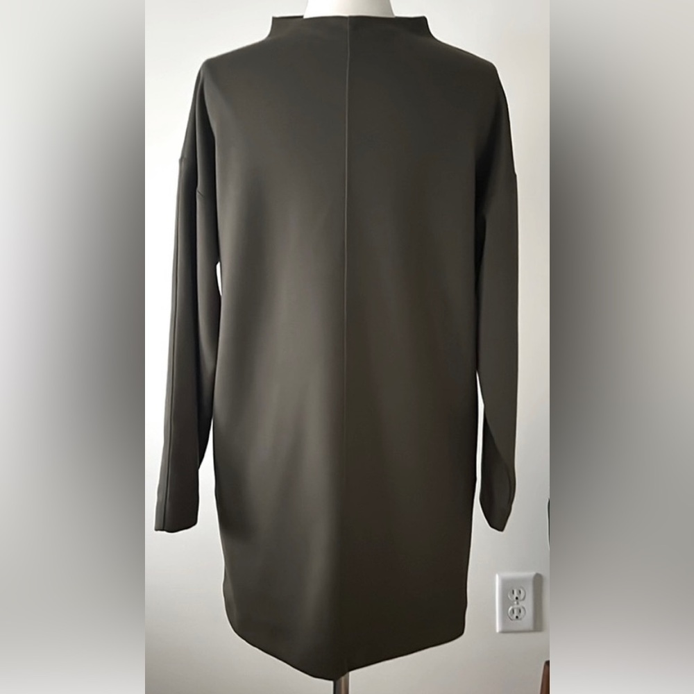 Olive scuba dress